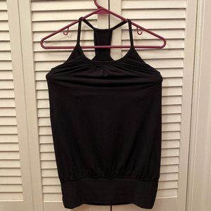 Lululemon athletics black top muscle tank, size 6